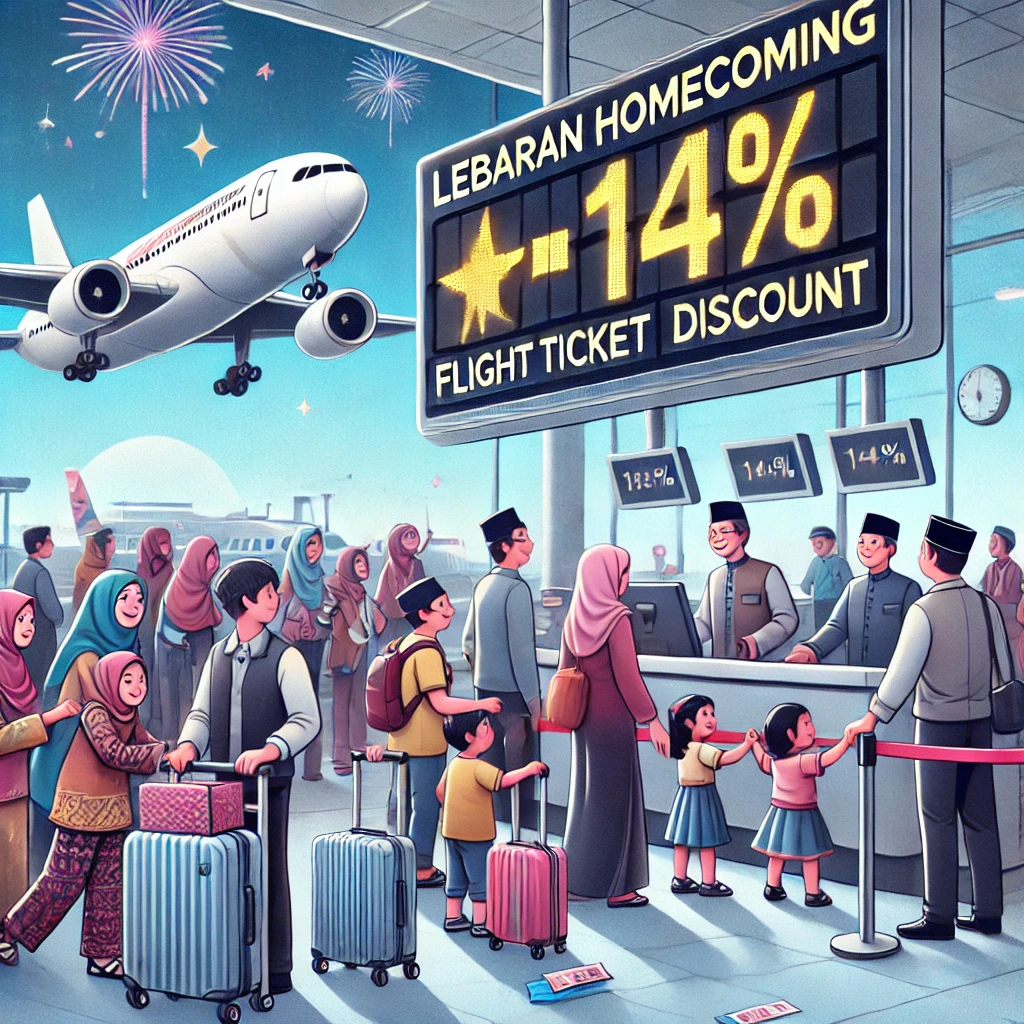 Diskon 14% Tiket Pesawat Resmi Berlaku pada Natal 2025 dan Tahun Baru 2026