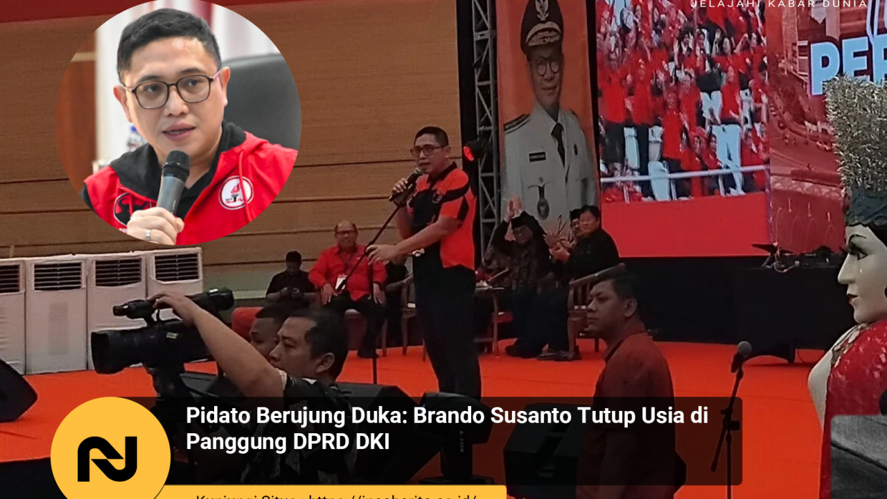 Brando Susanto Tutup Usia di Panggung DPRD DKI