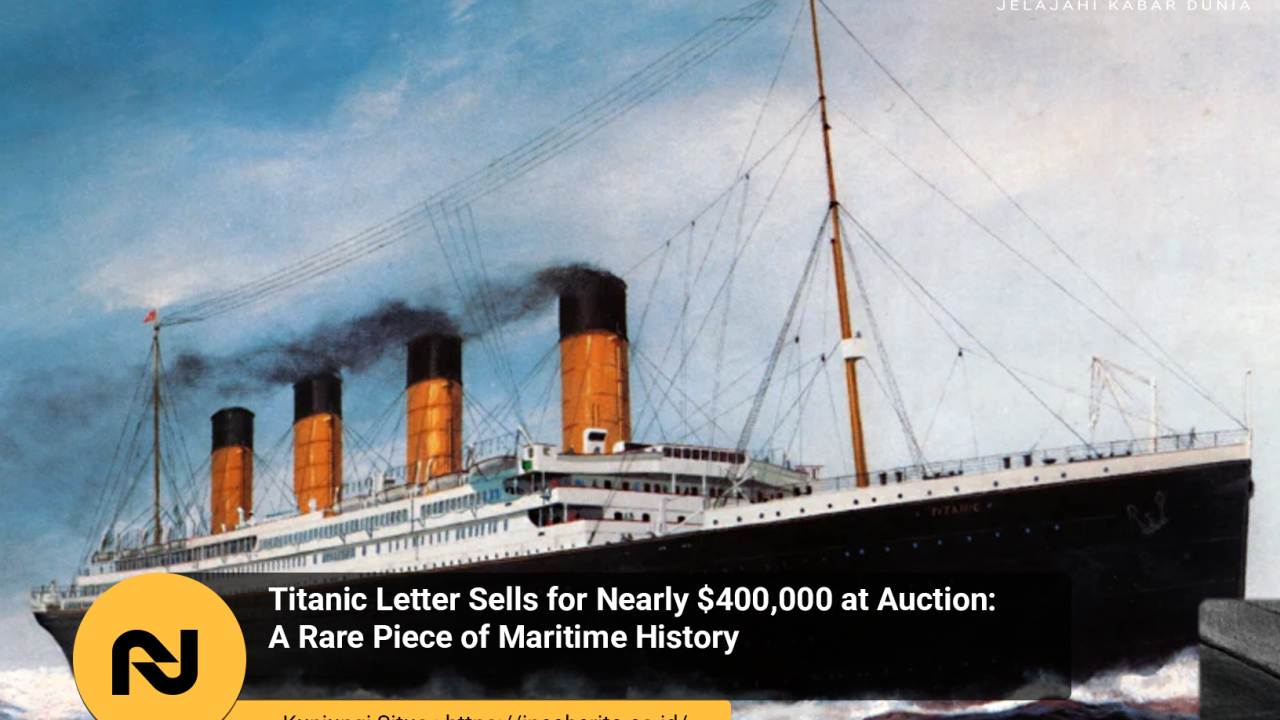 Titanic Letter Sells