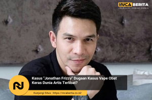 Kasus "Jonathan Frizzy" Dugaan Kasus Vape Obat Keras Dunia Artis Terlibat?