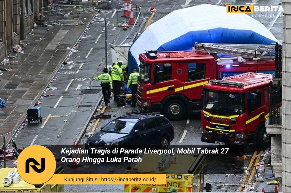 Parade Liverpool Berujung Ngeri! Mobil Tabrak Kerumunan, 27 Orang Terluka Parah