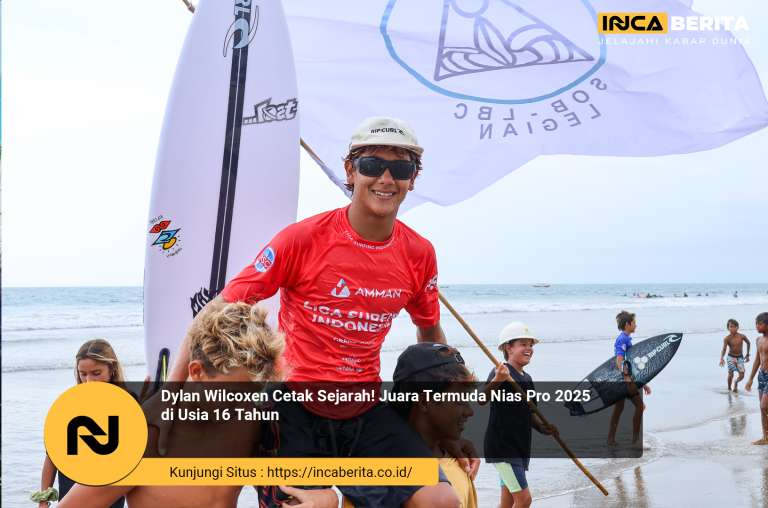 Dylan Wilcoxen Cetak Sejarah! Juara Termuda Nias Pro 2025 di Usia 16 Tahun