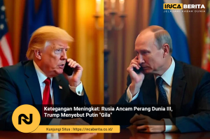 Rusia Ancam Perang Dunia III, Trump Sebut Putin “Gila”