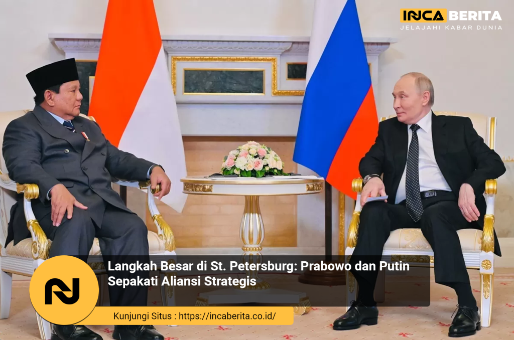 Langkah Besar di St. Petersburg: Prabowo dan Putin Sepakati Aliansi Strategis