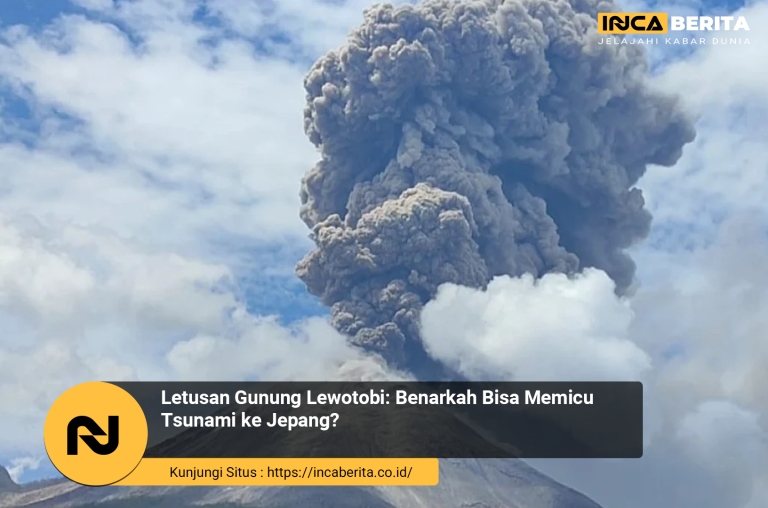 Letusan Gunung Lewotobi: Benarkah Bisa Memicu Tsunami ke Jepang?