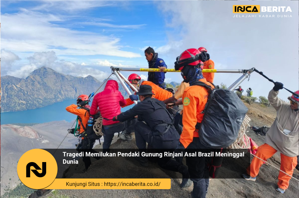 Tragedi Memilukan Pendaki Gunung Rinjani Asal Brazil Meninggal Dunia