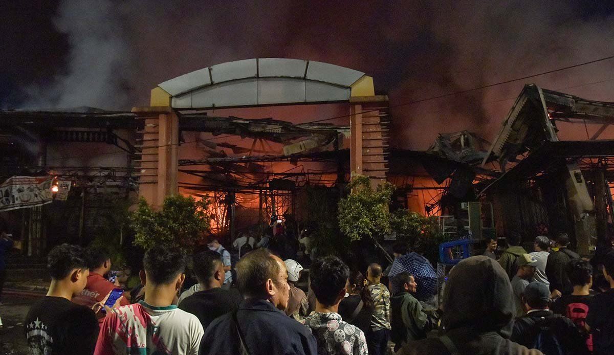 Kebakaran Pasar Taman Puring