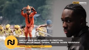 Melly Mike Bikin Heboh di Festival Pacu Jalur 2025, Tampil Gratis Tanpa Bayaran!