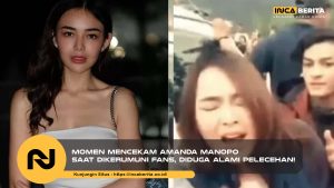 Momen Mencekam Amanda Manopo Saat Dikerumuni Fans, Diduga Alami Pelecehan!