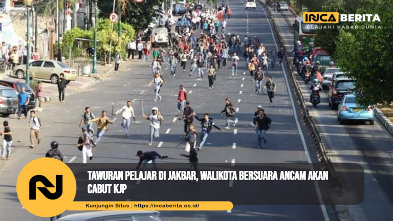 Tawuran Pelajar di Jakbar, Walikota Bersuara Ancam Akan Cabut KJP