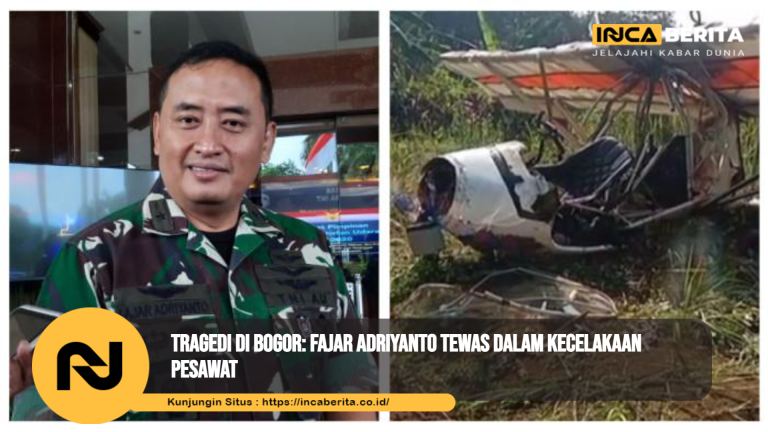 Fajar Adriyanto Meninggal dalam Kecelakaan Pesawat di Bogor