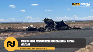 Pesawat Medis Jatuh di Arizona, Empat Orang Tewas di Tempat