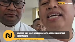 Gubernur Jawa Barat Dedi Mulyadi Bantu Gereja Lunasi Hutang 6M Kepada BPM