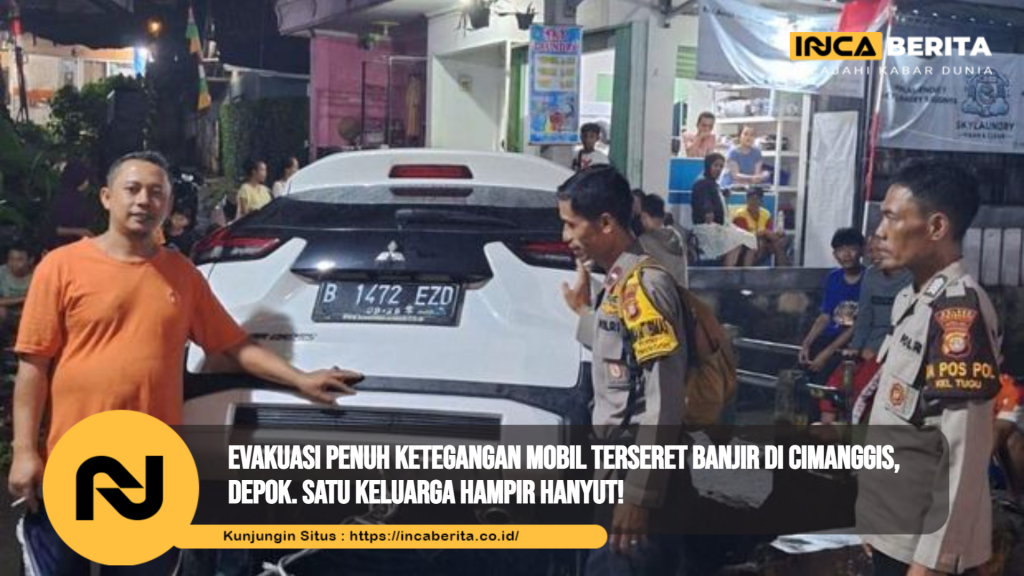 mobil terseret banjir