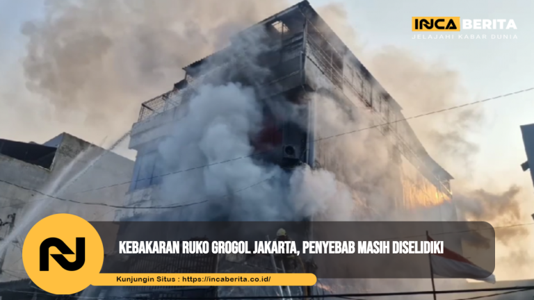 Kebakaran Ruko Grogol Jakarta, Api Cepat Membesar