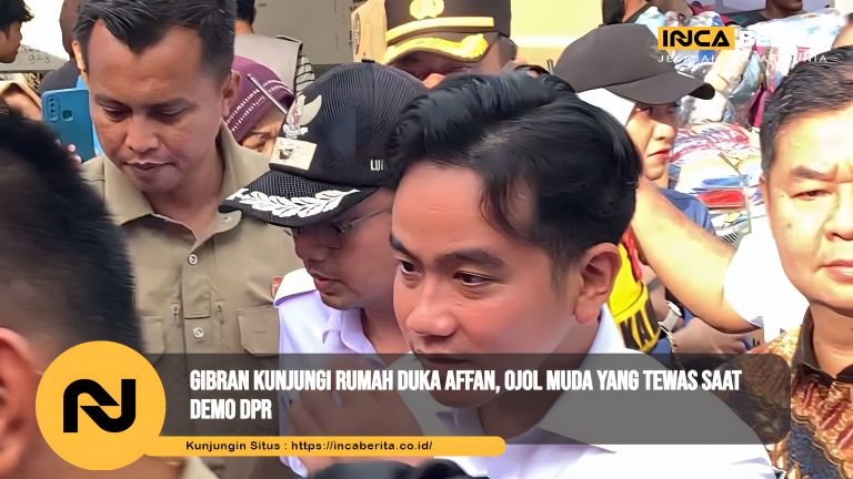Gibran Kunjungi Rumah Duka Affan, Ojol Muda yang Tewas Saat Demo DPR