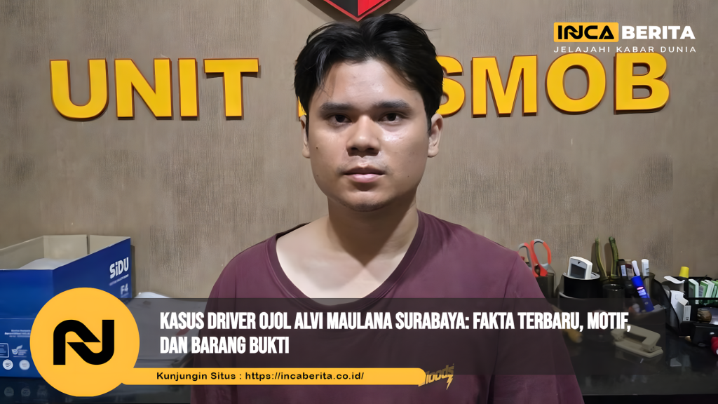 Kasus Driver Ojol Surabaya: fakta terbaru, motif, dan barang bukti