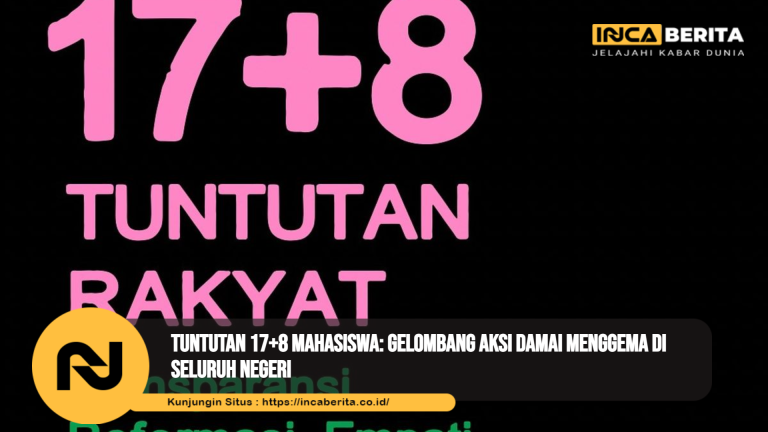 Tuntutan 17+8 Mahasiswa: Gelombang Aksi Damai Menggema di Seluruh Negeri