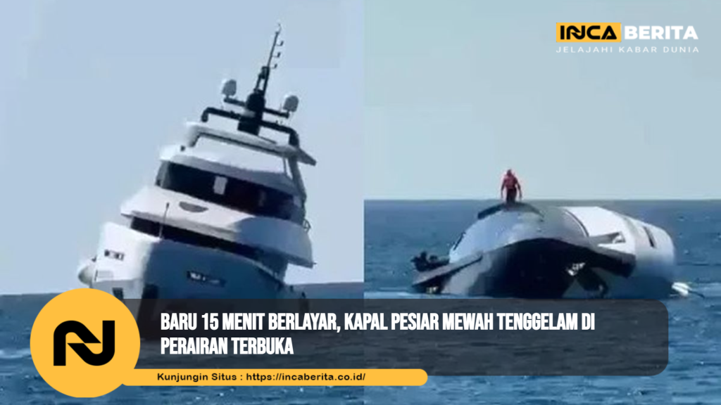 Video Amatir Detik-Detik Kapal Pesiar Mewah Tenggelam Usai Peluncuran