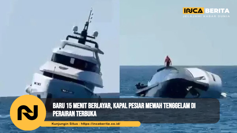 Video Amatir Detik-Detik Kapal Pesiar Mewah Tenggelam Usai Peluncuran