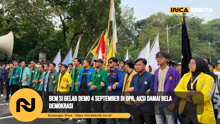 BEM SI Gelar Demo 4 September di DPR, Aksi Damai Bela Demokrasi