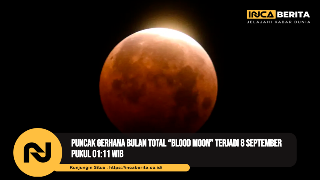 Puncak Gerhana Bulan 8 September: Lokasi Terbaik untuk Mengamati