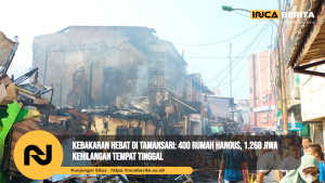 Tamansari Jakarta kebakaran: Petugas Pemadam Berjuang Hingga Malam