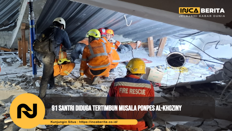 Musholla Ponpes Ambruk: Evakuasi Santri Masih Berlangsung