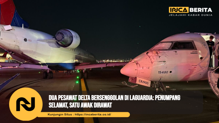 Dua Pesawat Delta Bersenggolan di LaGuardia: Penumpang Selamat, Satu Awak Dirawat