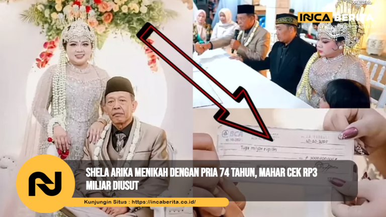 Shela Arika Menikah dengan Pria 74 Tahun, Mahar Cek Rp3 Miliar Diusut
