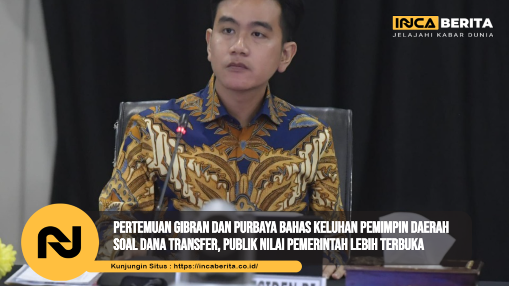 Gibran Panggil Purbaya