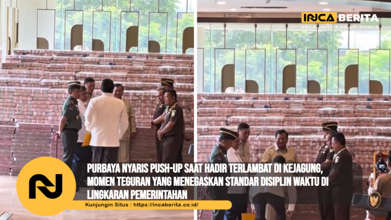 Purbaya Nyaris Push-Up saat Hadir Terlambat di Kejagung, Momen Teguran yang Menegaskan Standar Disiplin Waktu di Lingkaran Pemerintahan