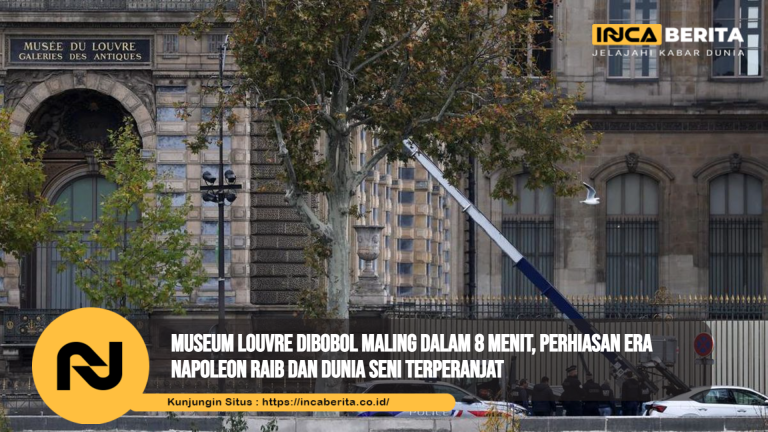 Museum Louvre Dibobol Maling dalam 8 Menit, Perhiasan Era Napoleon Raib dan Dunia Seni Terperanjat