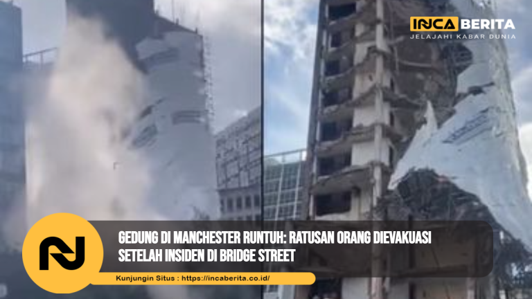 Gedung di Manchester Runtuh: Saksi Mata Ceritakan Momen Panik
