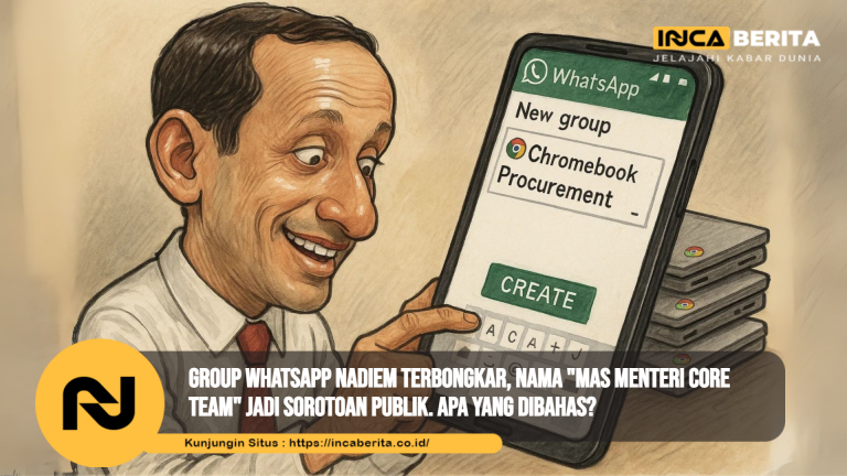 Group WhatsApp Nadiem Terbongkar