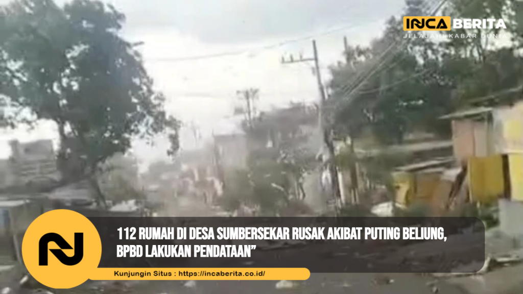 Puting Beliung Dau Malang Rusak 112 Rumah di Desa Sumbersekar