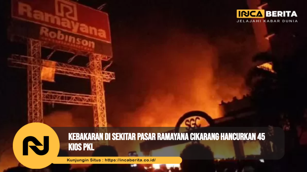 Pasar Ramayana Cikarang Kebakaran Diduga Akibat Korsleting Listrik, Ini Kronologinya