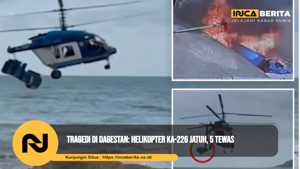 Helikopter Rusia Jatuh di Dagestan