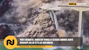 Jembatan di Tiongkok Ambruk