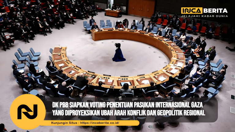 DK PBB Siapkan Voting Penentuan Pasukan Internasional Gaza yang Diproyeksikan Ubah Arah Konflik dan Geopolitik Regional