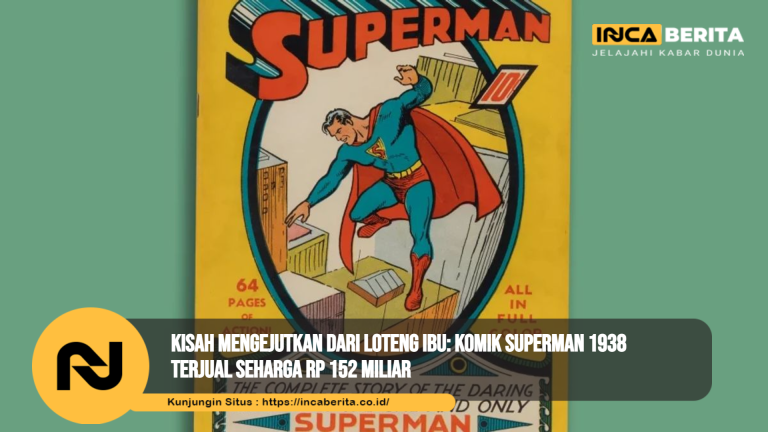 Kisah Mengejutkan dari Loteng Ibu: Komik Superman 1938 Terjual Seharga Rp 152 Miliar