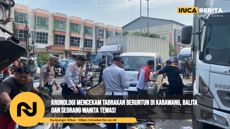 Tabrakan Beruntun di Karawang