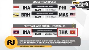 Heboh Isu Bendera Indonesia di SEA Games 2025, Klaim Tertukar dengan Laos Dipertanyakan