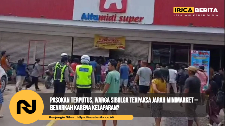 Warga Sibolga Jarah Minimarket
