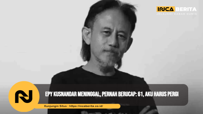 Epy Kusnandar Meninggal Dunia