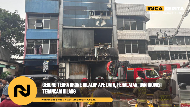 Gedung Terra Drone Dilalap Api: Data, Peralatan, dan Inovasi Terancam Hilang