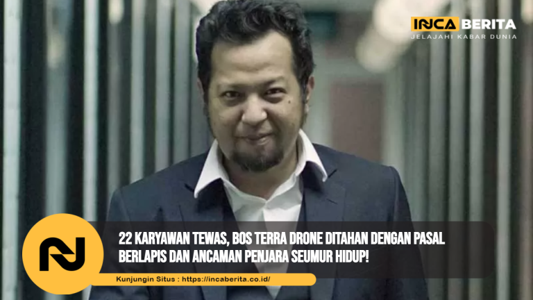 Kasus Bos Terra Drone Ditahan
