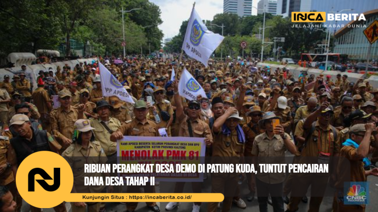 Demo Kades Di Monas: Ribuan Perangkat Desa Mendesak