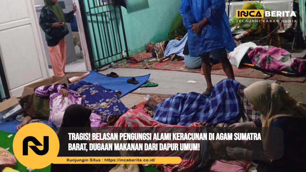 Pengungsi di Sumatera Keracunan
