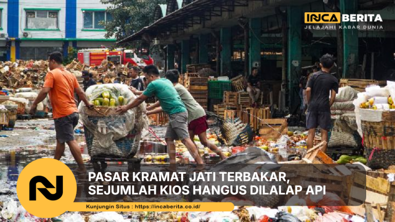 Pasar Kramat Jati Terbakar, Sejumlah Kios Hangus Dilalap Api